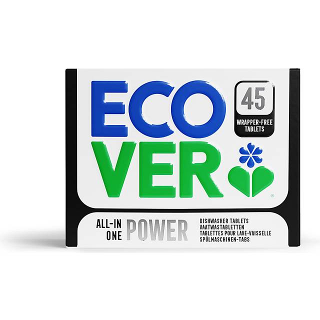 Ecover Wrapper Free All In One Power Dishwasher Tablets (45)