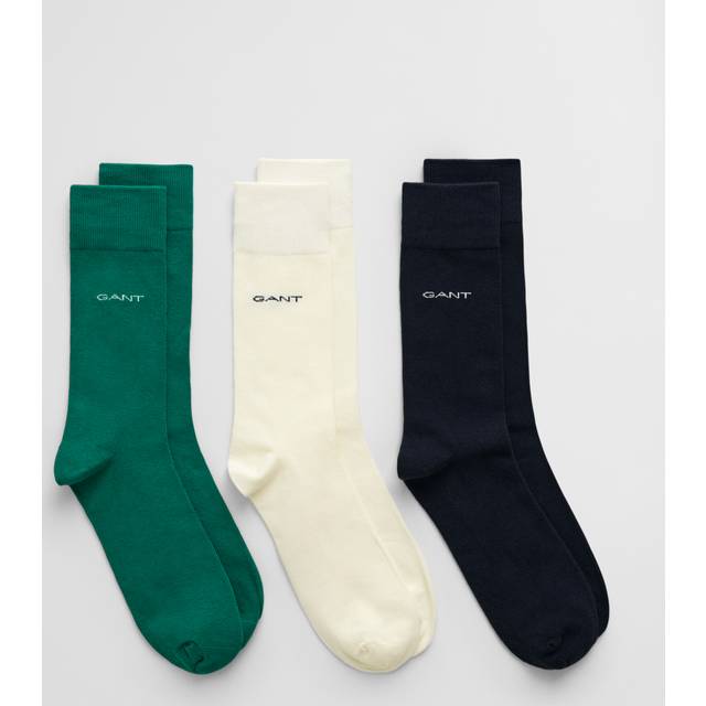 GANT Herr Trepack mjuka bomullsstrumpor (43-45)