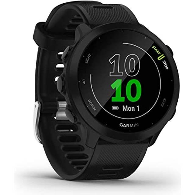 Garmin Forerunner 55 GPS 42mm Running Smartwatch, Easy to use, Lightwe