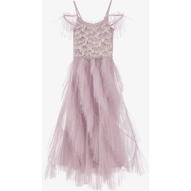 Tutu Du Monde Girls Lilac Purple Sequinned Tulle Maxi Dress - 8-9 year