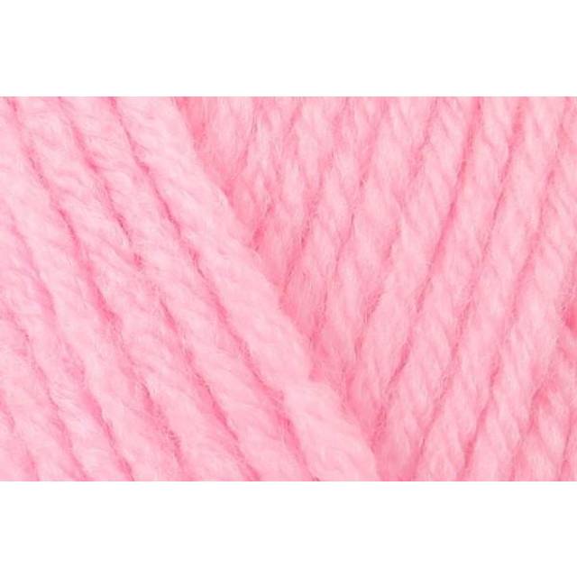 Woolcraft baby care chunky knitting wool yarn 100g 501 pink