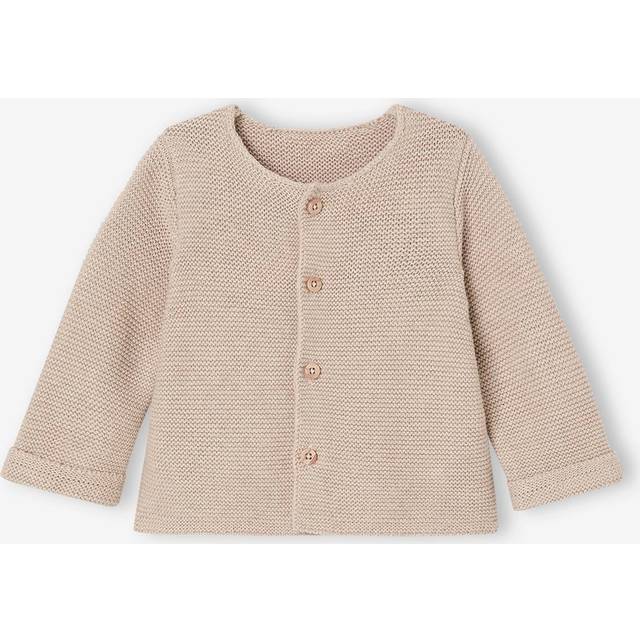 Baby Cardigan - BASICS 100% Cotton marl beige