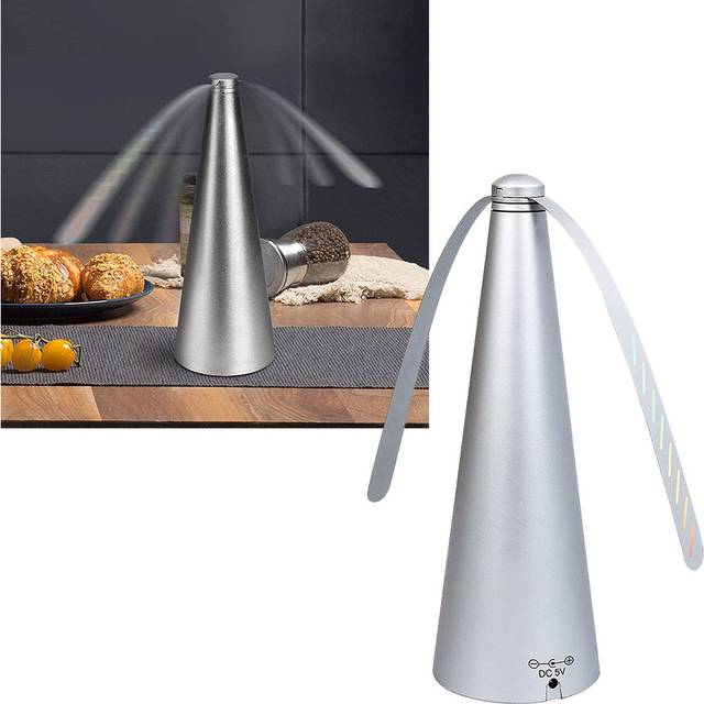 Ashley Table Top Fly Repellent Fan - Silver