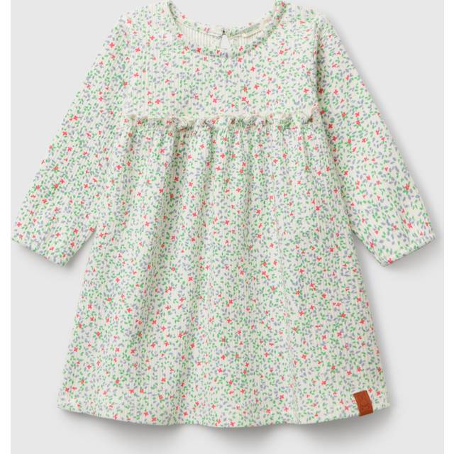 Benetton Baby Floral Dress, White Cream