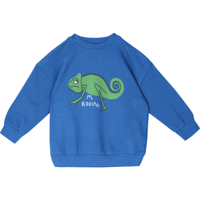 Mini Rodini GOTS Lizard Sweatshirt Blue | Blå | 140/146 cm