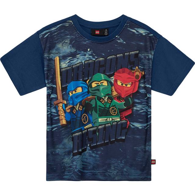 LEGO KIDSWEAR Lwtaffy 302 - T-Shirt S/S |Marinblå |128