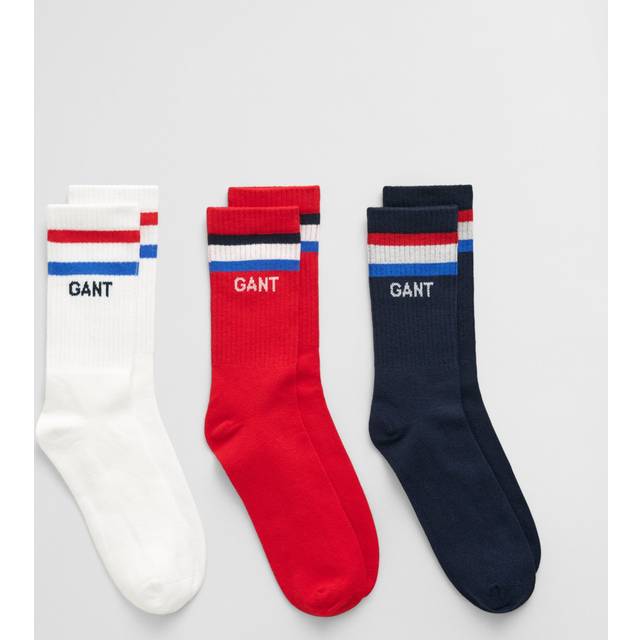 GANT Teens Teens trepack sportstrumpor (31-33) Flerfärgad