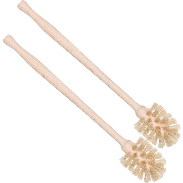 REDECKER Bottle Brush Cleaner - Horsehair and Beechwood Handle for Vases  Pitchers  Mugs  and Baby Bottles  13-3/4 Inch - Horsehair Bottle Brush - Woo