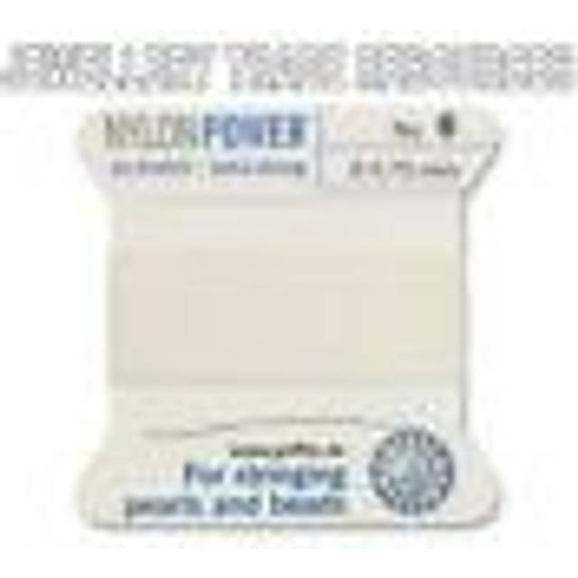 White nylon power silky string thread 0.70mm stringing pearls & beads griffin 6