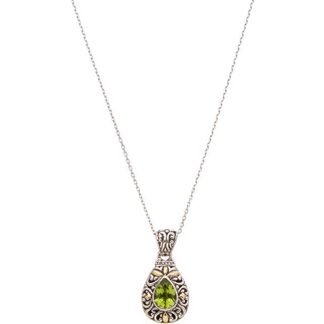 Phillip Gavriel 18K & Silver Peridot Necklace