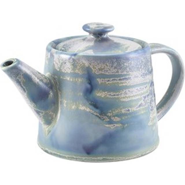 Terra Porcelain Seafoam Teapot For Hotel Restaurants 50cl/ 17.6oz Pack Of 6