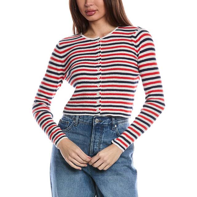 Onia Rib Linen-Blend Cardigan