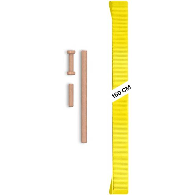 Gibbon Slacklines - Giboard Line - Slacklining size 160 x 5 cm, yellow