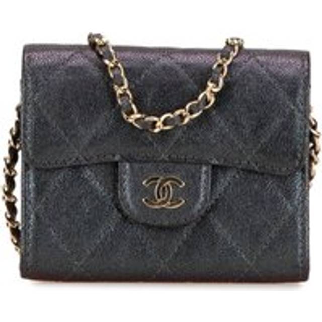 Preloved Wallet on Chain Women - Black Crossbody Bags - One Size