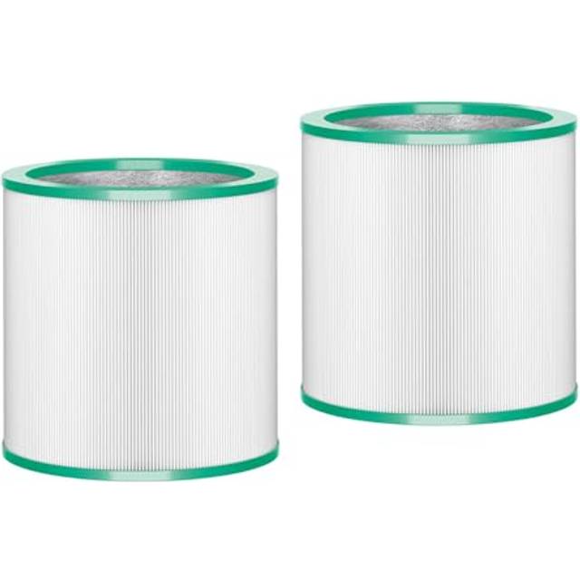 2 x aktivt kol luftfilter för Dyson TP02 Pure Cool Link Filter Dyson TP03 TP00 AM11 luftrenare reservdelar