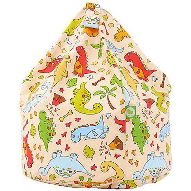 Cotton Dinosaur Bean Bag Child Size - Medium Beige - Small