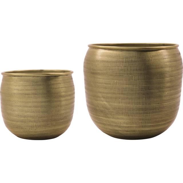 House Doctor - Hdspot Kruka Guldig 2-pack - Golden