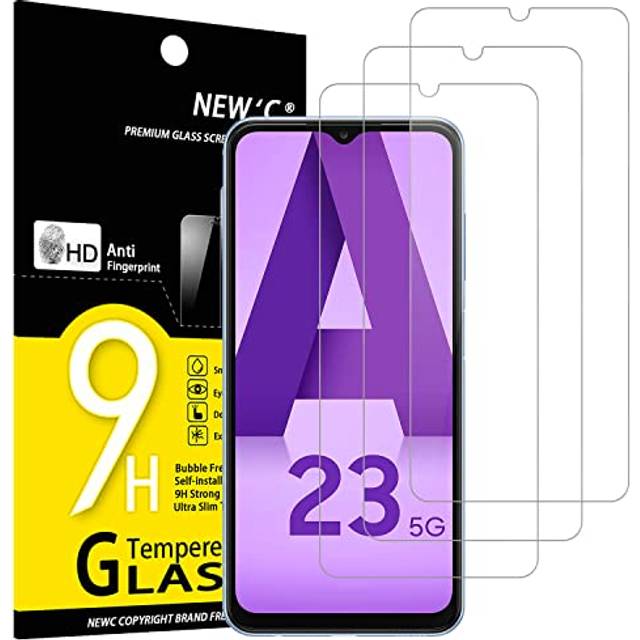 [3 Pack Designed for Samsung Galaxy A23 4G, Samsung Galaxy A23 5G Screen Protector Tempered Glass, Case Friendly Anti Scratch Bubble Free Ultra