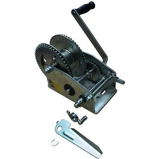 Maypole professional trailer hand winch 3200lb (1454kg) capacity boating w brake