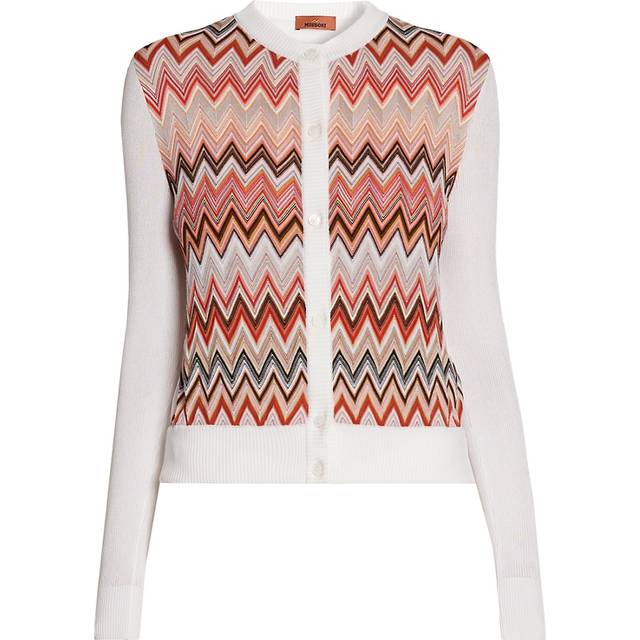 Missoni Zig Zag cardigan - white (UK 8)