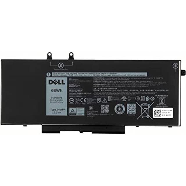 Dell 68Wh 4-cellsbatteri Latitude 5501 5401 5511 5510 5411 5410 Precision 3541 3551 3550 Inspiron 7500 7506 7706 Typ: 3HWPP 3PCVM 10X1J 1VY7F 3YN. XM T6DC. 2 YPVX3