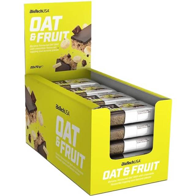 BioTechUSA Oat & Fruit Bar Chocolate Banana 20x70g