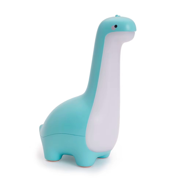 Dinosaur Night Light for Children - Cute Bedside Lamp with Eye Protection, USB Charging, Ideal Room Decor Blue