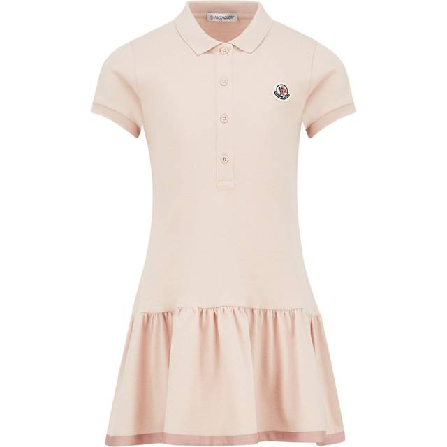Moncler Enfant Girls Logo Polo Dress in Pink 6 Years By Childsplay Clothing