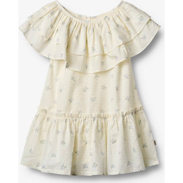 Wheat Girls Sibling Floral Dress - Cream, Cream, Size 7 Years - 7 YEARS