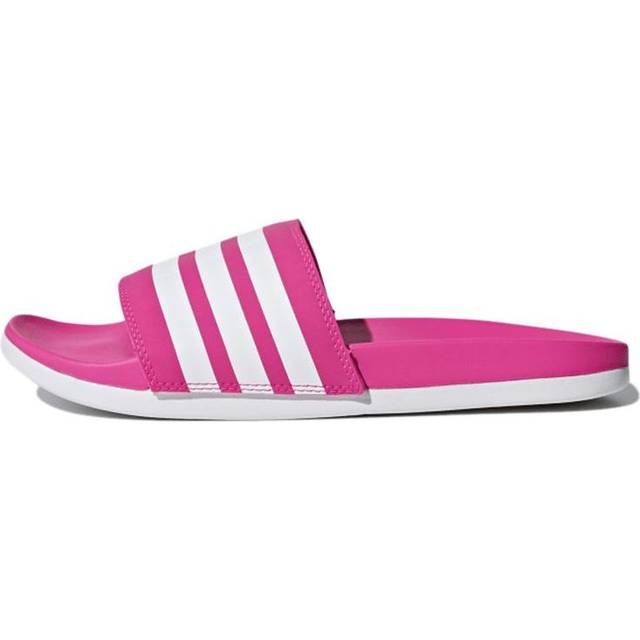 (WMNS) adidas Adilette Comfort 'Rose Red White' B42122 - Rose Red/White - 6