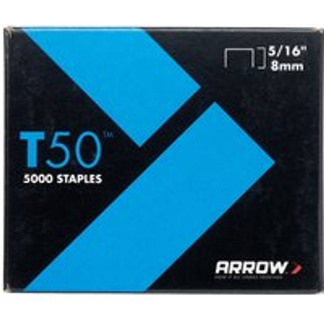 A505 T50 Staples 8mm (5/16in) (Pack 5000, 4 x 1250) ARRT50516 - Arrow