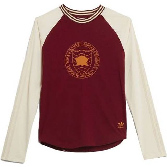 adidas x Wales Bonner Long Sleeves T-Shirt 'Wine Red' HC1651 - Collegiate Burgundy