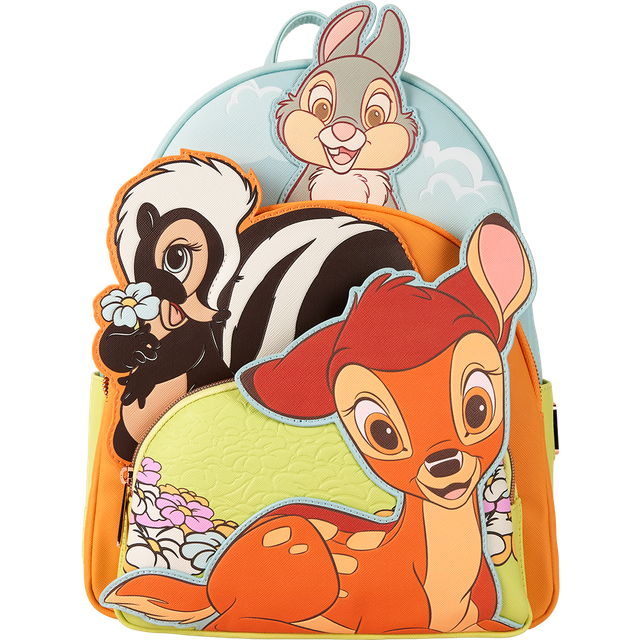 Loungefly Disney: Bambi & Friends Triple Pocket Mini Backpack