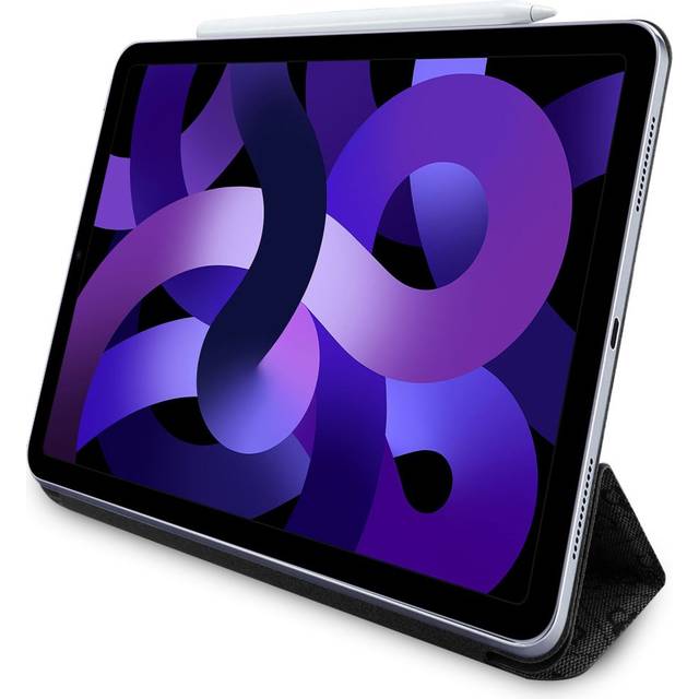 Guess iPad Air 11"""" (2024) Fodral Magnetic 4G Big Logo - Svart