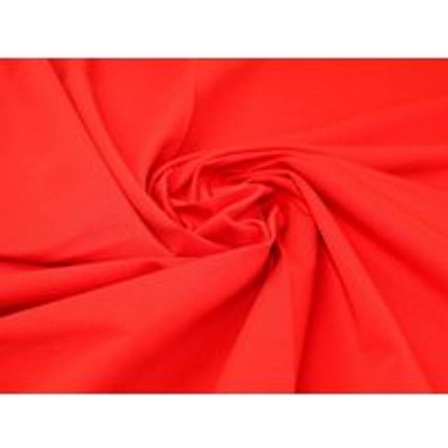 Minerva Core Range Organic Loop Back French Terry Stretch Knit Fabric Rich Red