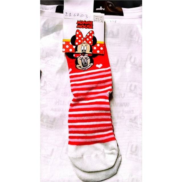 Disney Childrens/Kids Minnie Mouse Socks
