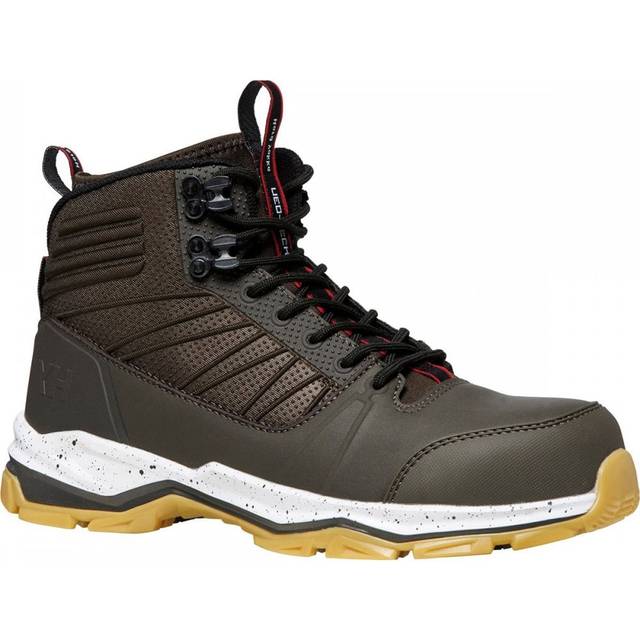 (Green, 9 (Adults')) Hard Yakka Neo 2.0 Microfiber Moss Safety Boots