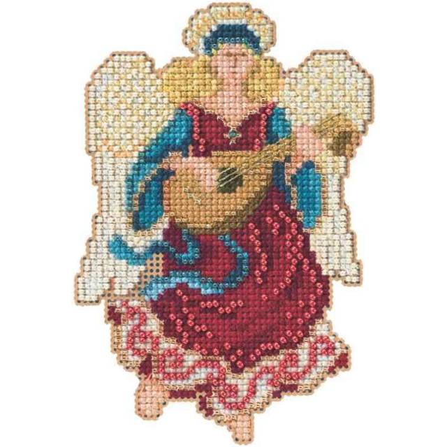 Mill Hill Angelina Bead Christmas Cross Stitch Kit 2014 Angel Trilogy