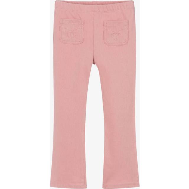 Mayoral Junior Girls Pink Twill Flared Jeggings - 3 year