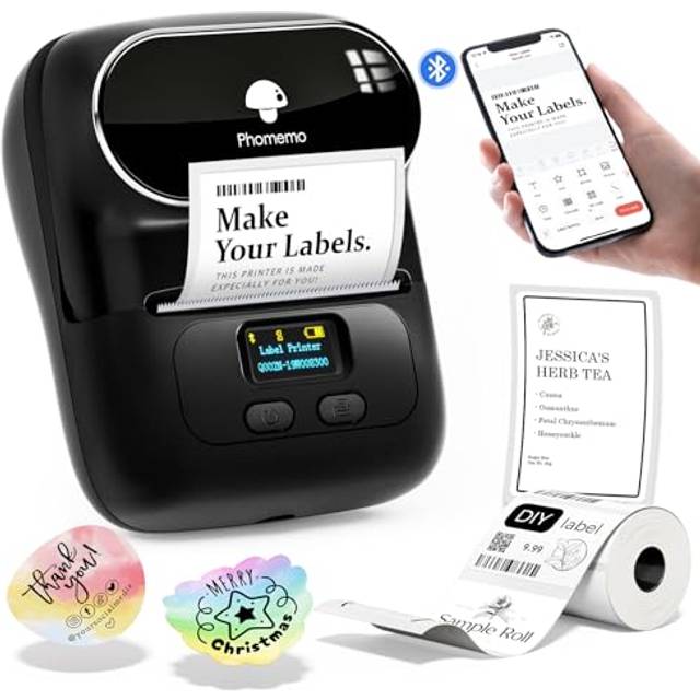 M110 bluetooth thermal label printer, upgraded label maker machine