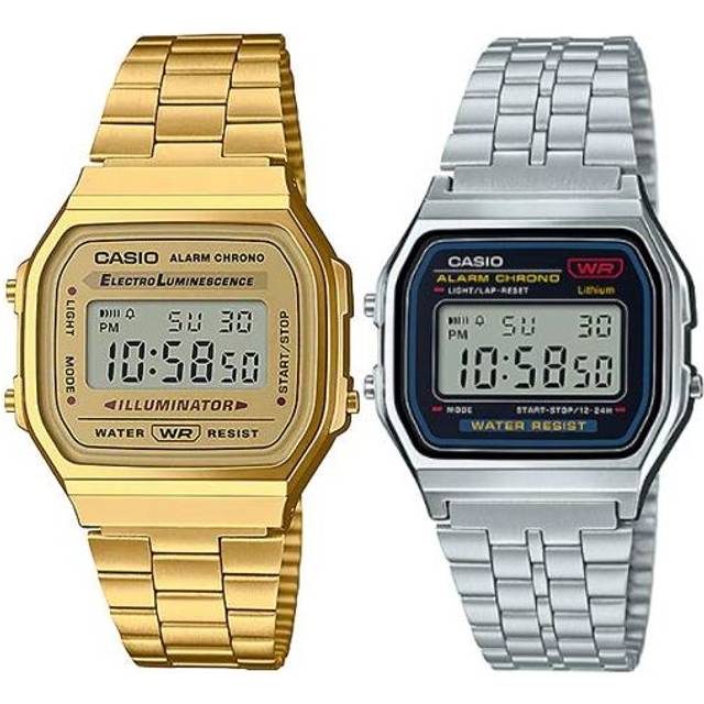 Casio Standard Digital Watch 'Silver Gold' - Goldsilver - Free