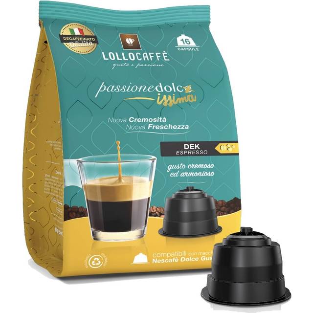 Lollo coffee capsules classic blend compatible with nescafé dolce gusto® system