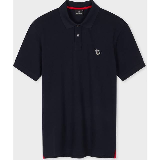 Paul Smith Mens Very Dark Navy Regular Fit Zebra Polo Shirt - X-Large