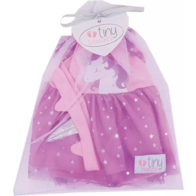 Tiny Treasures Unicorn Party Dress Removeable For Little Fingers.