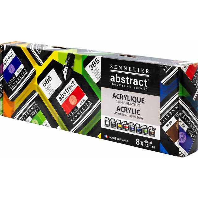 Sennelier Abstract Acrylics - Set of 8 x 40ml