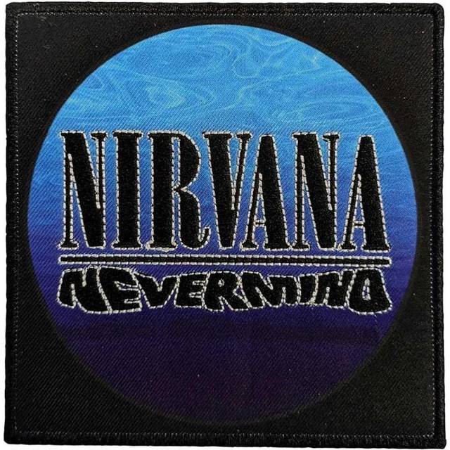 Nirvana Nevermind Wavy Logo Iron On Patch