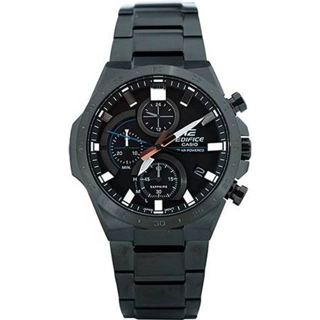 Casio Edifice Classic Solar Powered Analog Watch 'Black Sapphire Crystal' EFB-690SBC-1BVUPR - Default Color - Free