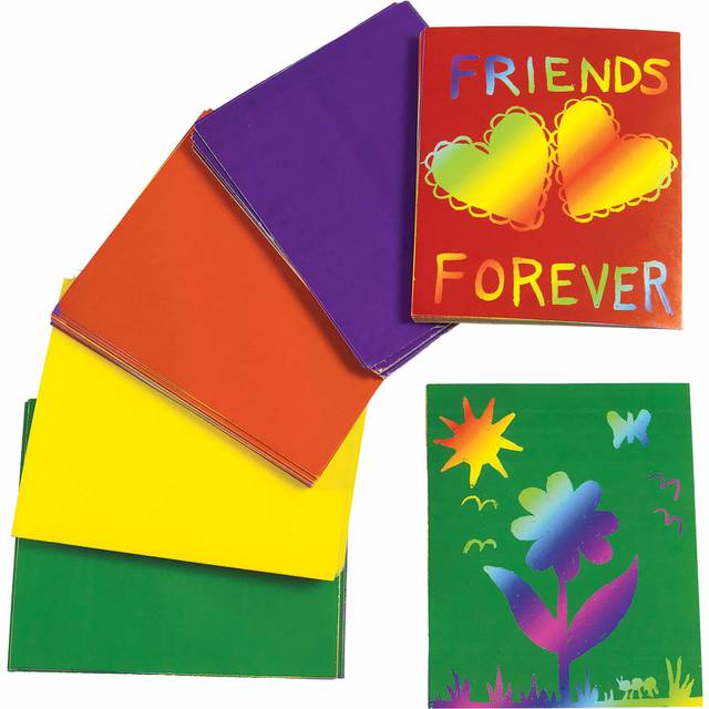 Colorations Color Scratch Card Design 100p
