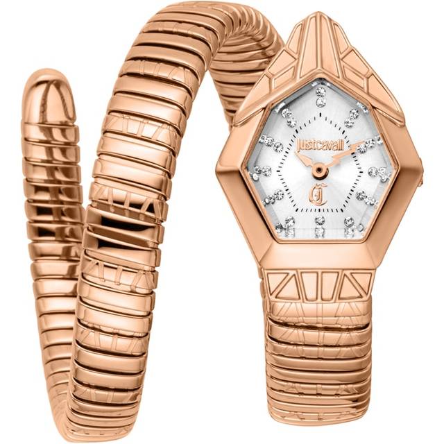 Womens Snake Diamond 316L Stainless Steel Watch - Metallics - One Size