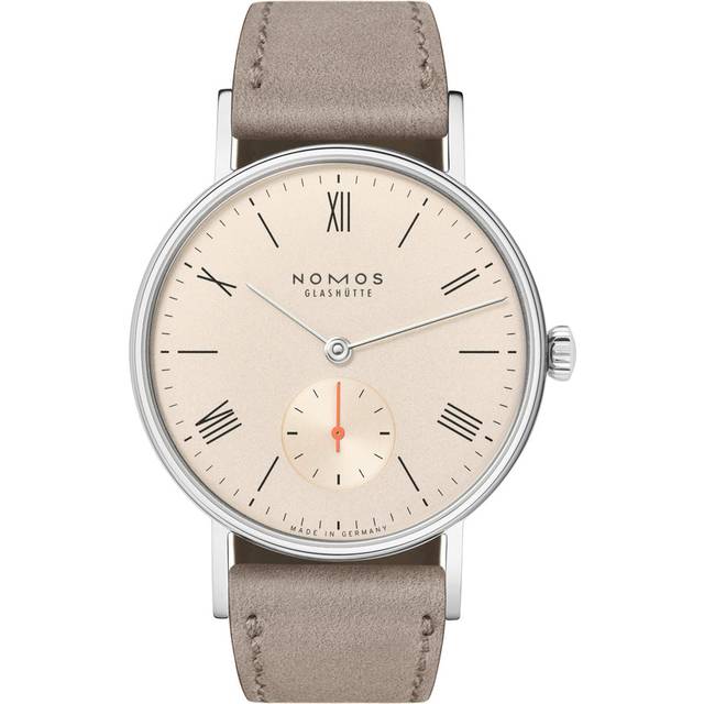 Nomos Glashutte Ludwig 33 Champagne Steel Back Watch